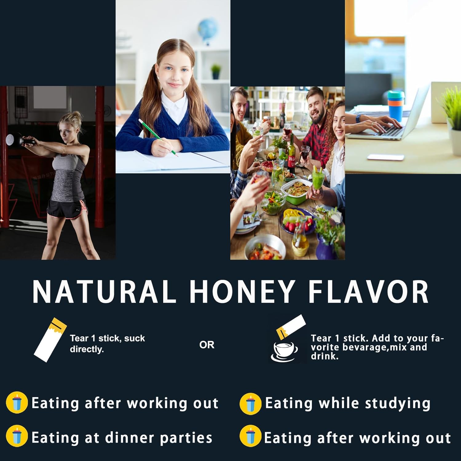 Organic Himalayan Shilajit Honey Sticks with Gold Saffron - Rich in Fulvic Acid and Trace Minerals - for Men and Women - 30 Sticks
