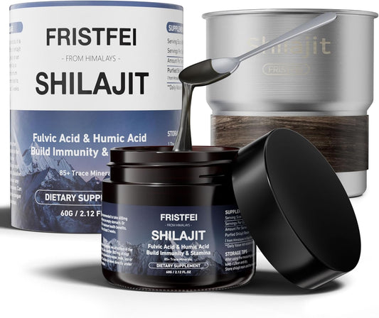 Organic Himalayan Shilajit Resin - 100% Pure for Men & Women | Rich in Fulvic Acid & 85+ Trace Minerals | Shilajit Pure Himalayan Organic Extract