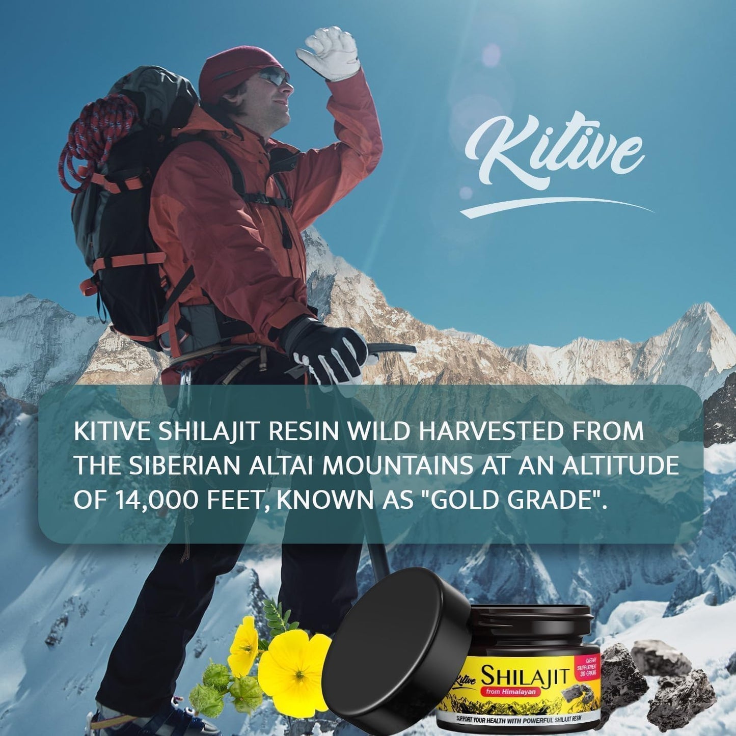 Organic Himalayan Shilajit Resin 30g - 600mg Pure Shilajit for Men and Women - Golden Level with 85+ Trace Minerals - Immune Support and Energy Boost - BoostGo Australia