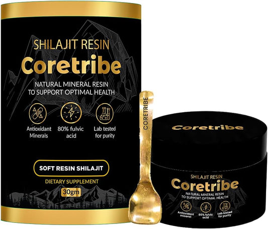 Organic Himalayan Shilajit Resin for Energy & Immunity, Men & Women, 30g - True Gold Content