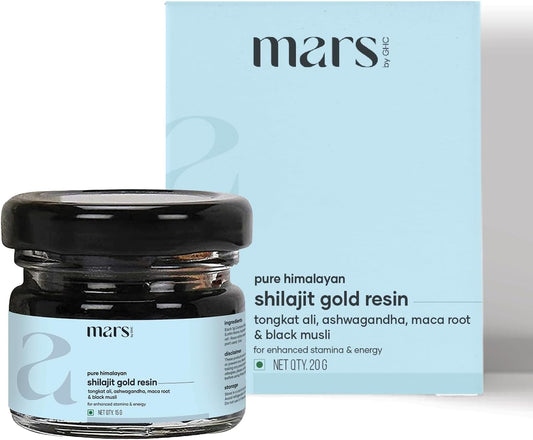 Organic Himalayan Shilajit Resin Gold - 15g - Pure Source from Mars | 1-Pack