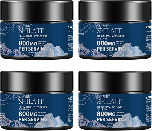 Organic Himalayan Shilajit Resin-Gold Grade 800mg Supplement for Men and Women - 85+ Trace Minerals & Fulvic Acid - Energy & Immune Support - 100% Natural - 50 Grams