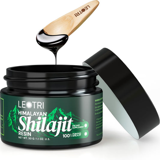 Organic Himalayan Shilajit Resin: Pure Fulvic Acid & Trace Minerals for Energy & Immune Support - Men & Women's Natural Health Supplement
