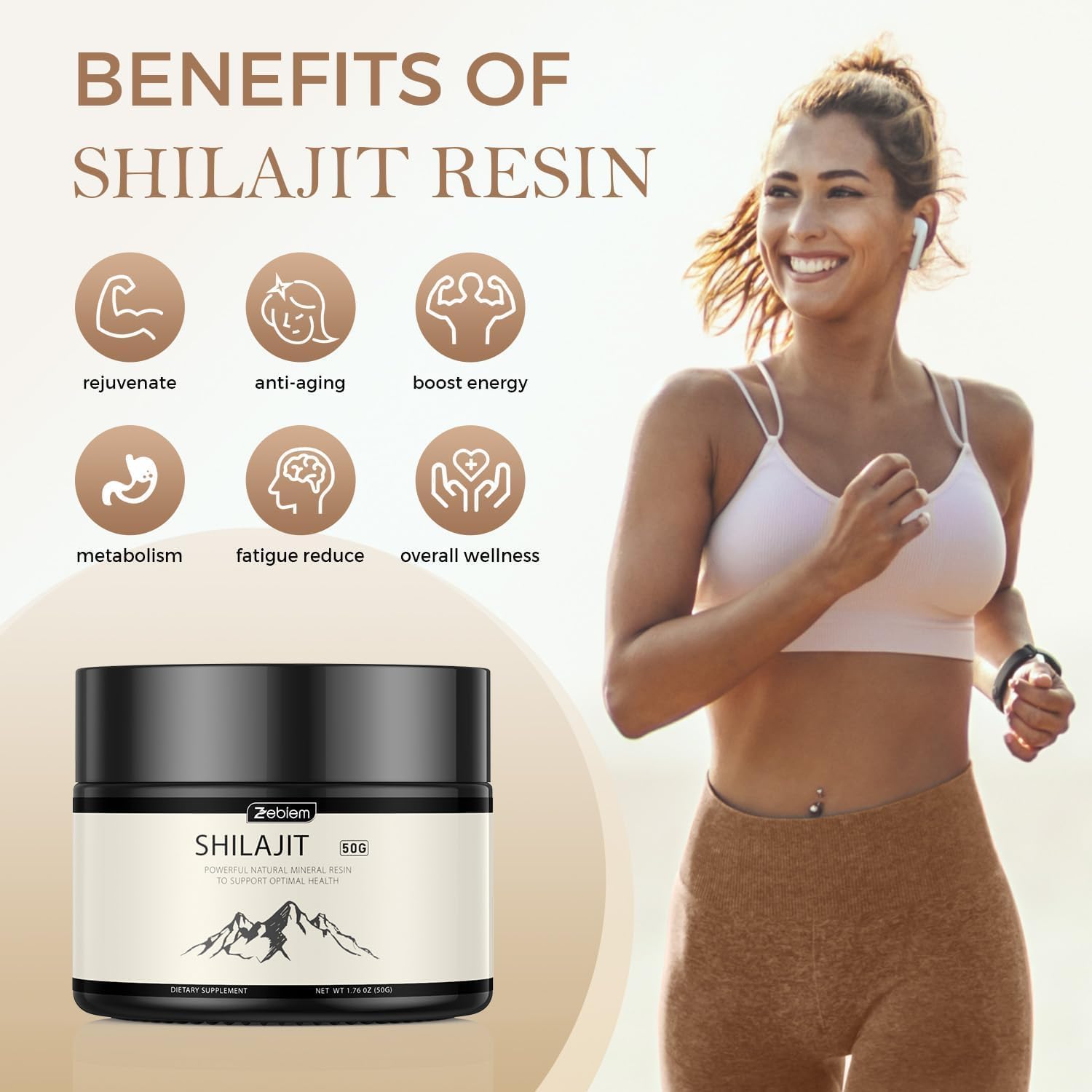 Organic Himalayan Shilajit Resin Supplement with Ayurvedic Blend - High Potency Energy, Strength, and Immune Support for Men and Women (2 Pack, 50 Grams)