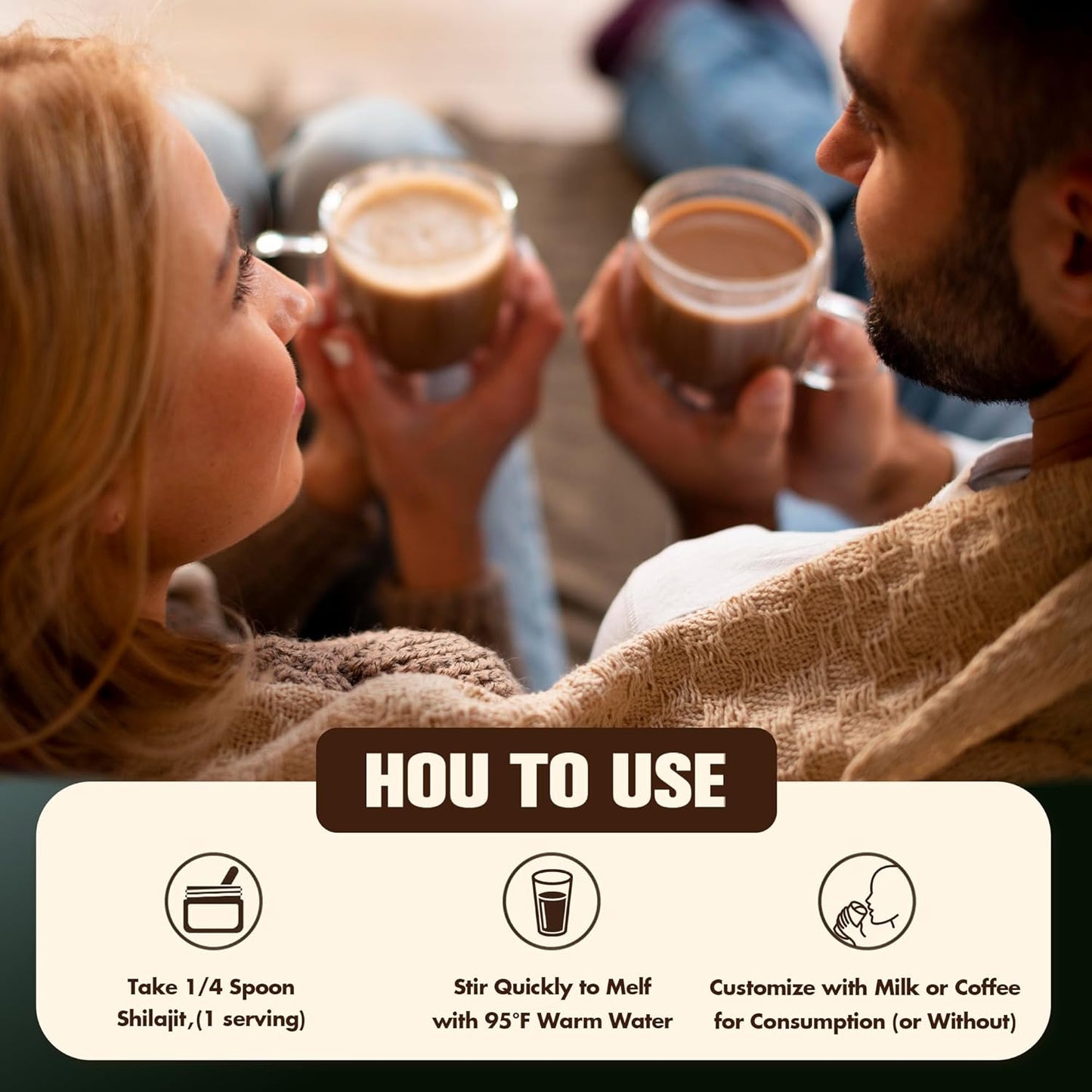 Organic Himalayan Shilajit Supplement with 85+ Micronutrients for Energy and Immune Support