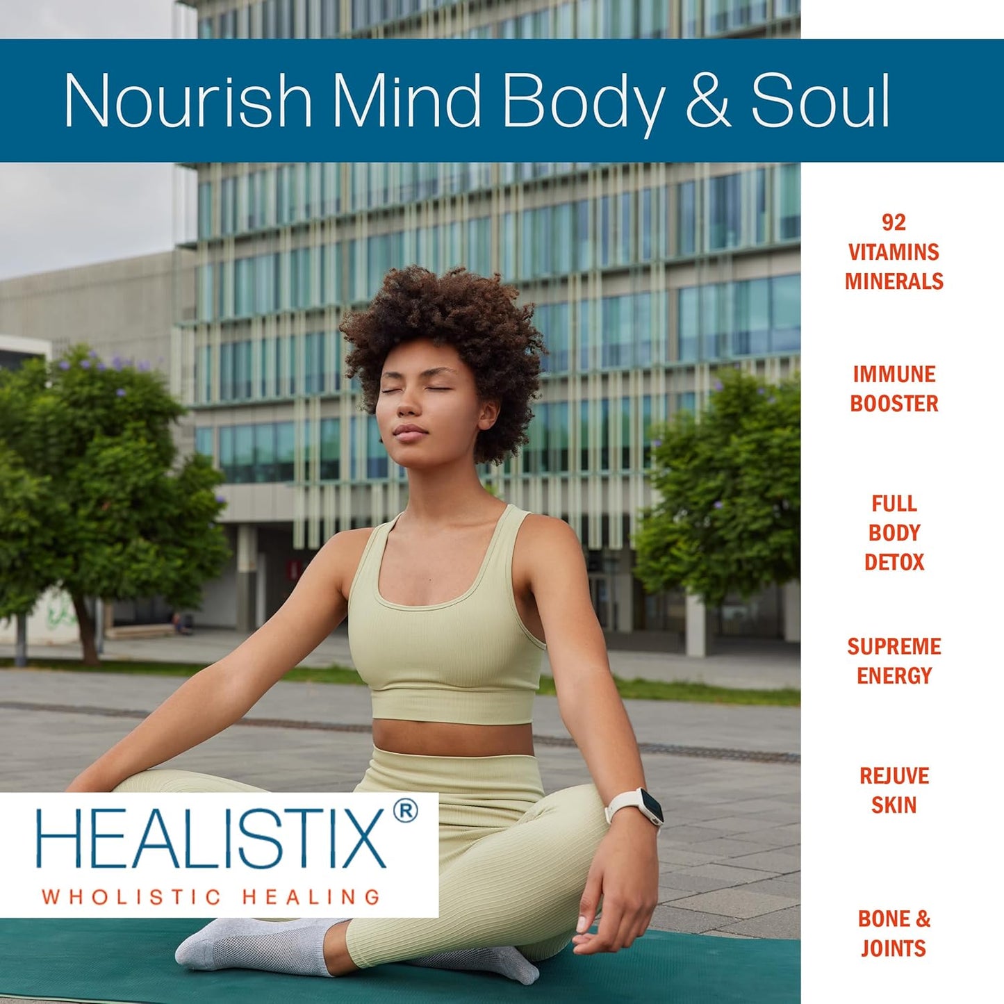 Organic HX HEALISTIX Grape Sea Moss Gel - Superfood with 92 Vitamins for Immune Support, Non-GMO, Keto, Vegan - St Lucia Wildcrafted