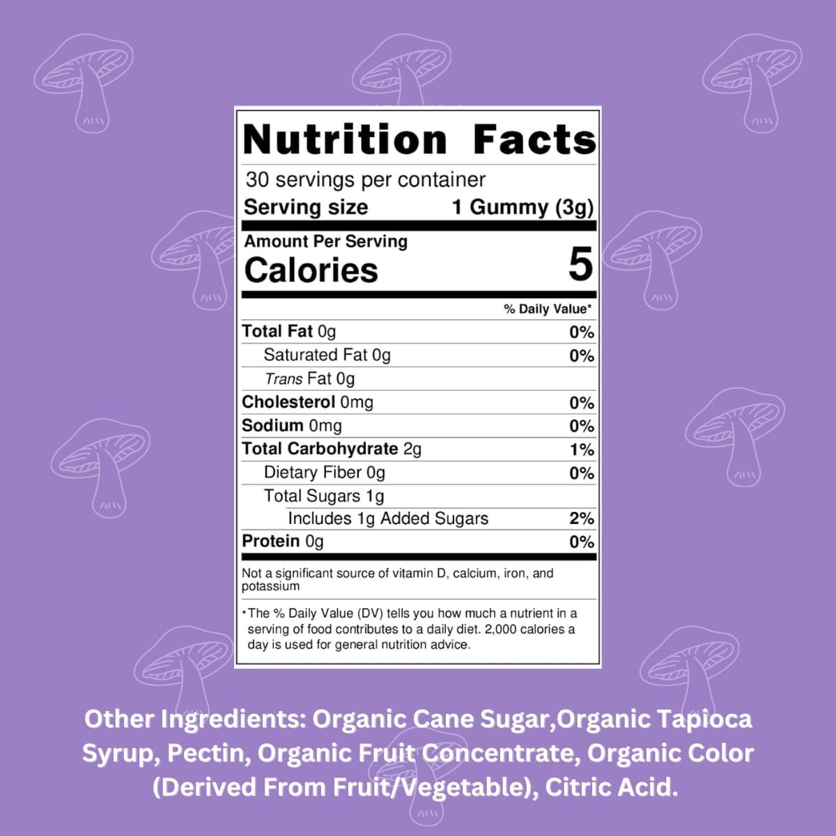 Organic Immune Support Gummies for Kids 2+ | Mini Mushy's Multi Mushroom & Elderberry | Allergy-Friendly, Low Sugar, Strawberry Flavor - 30 Count