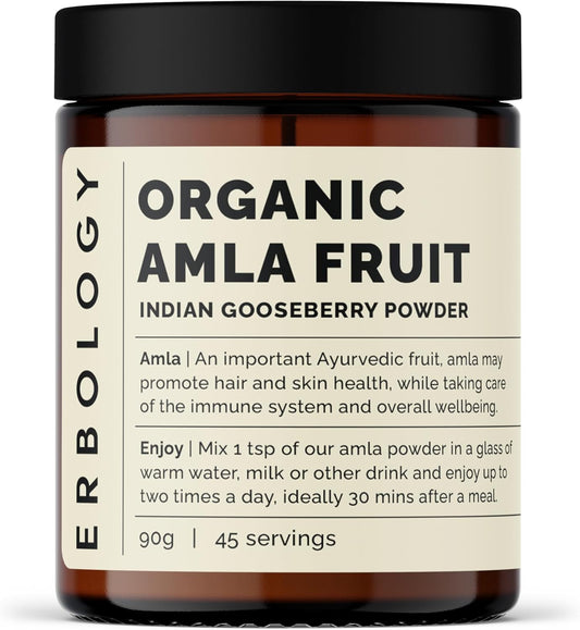 Organic Indian Gooseberry Amla Powder 10.6 oz - Immunity Boost - Hair & Skin Health - High Vitamin C - Farm Fresh from India - Raw, Vegan, Gluten-Free - Non-GMO