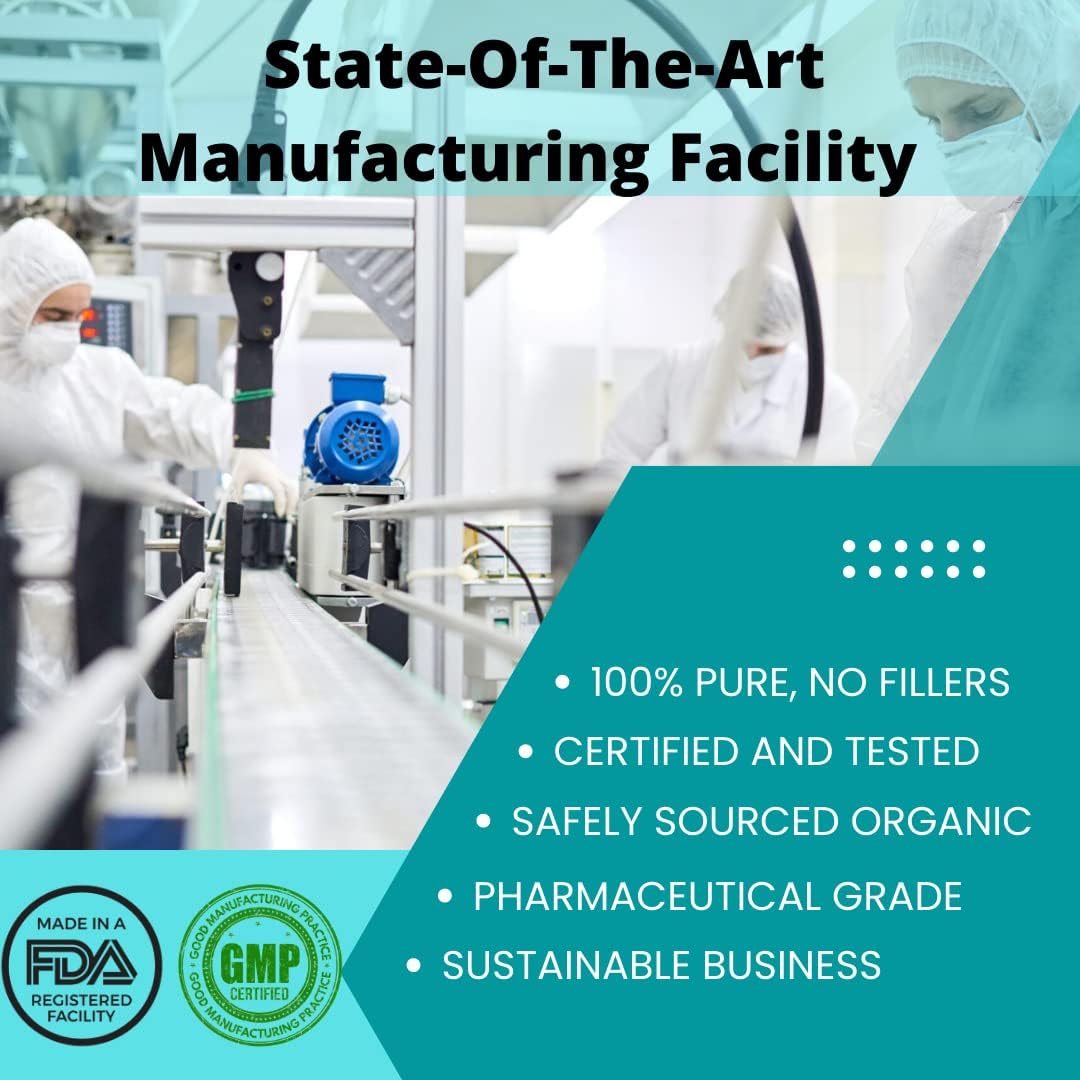 Organic Irish Sea Moss Capsules with Bladderwrack & Burdock Root for Thyroid Support - 120 Pills