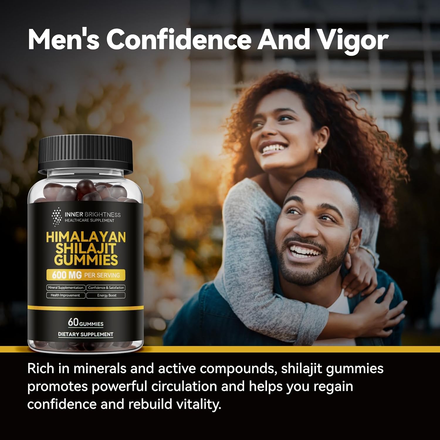 Organic Irish Sea Moss Capsules with Shilajit Gummies - Boosts Immune System, Energy Levels, Digestive Health