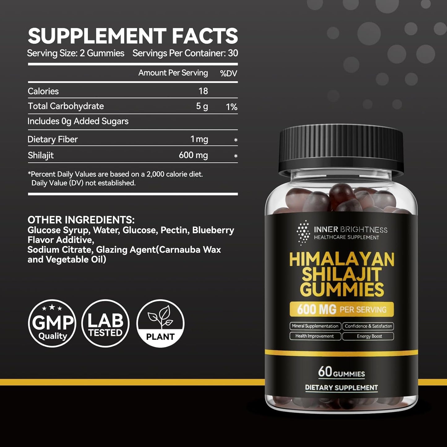 Organic Irish Sea Moss Capsules with Shilajit Gummies - Boosts Immune System, Energy Levels, Digestive Health