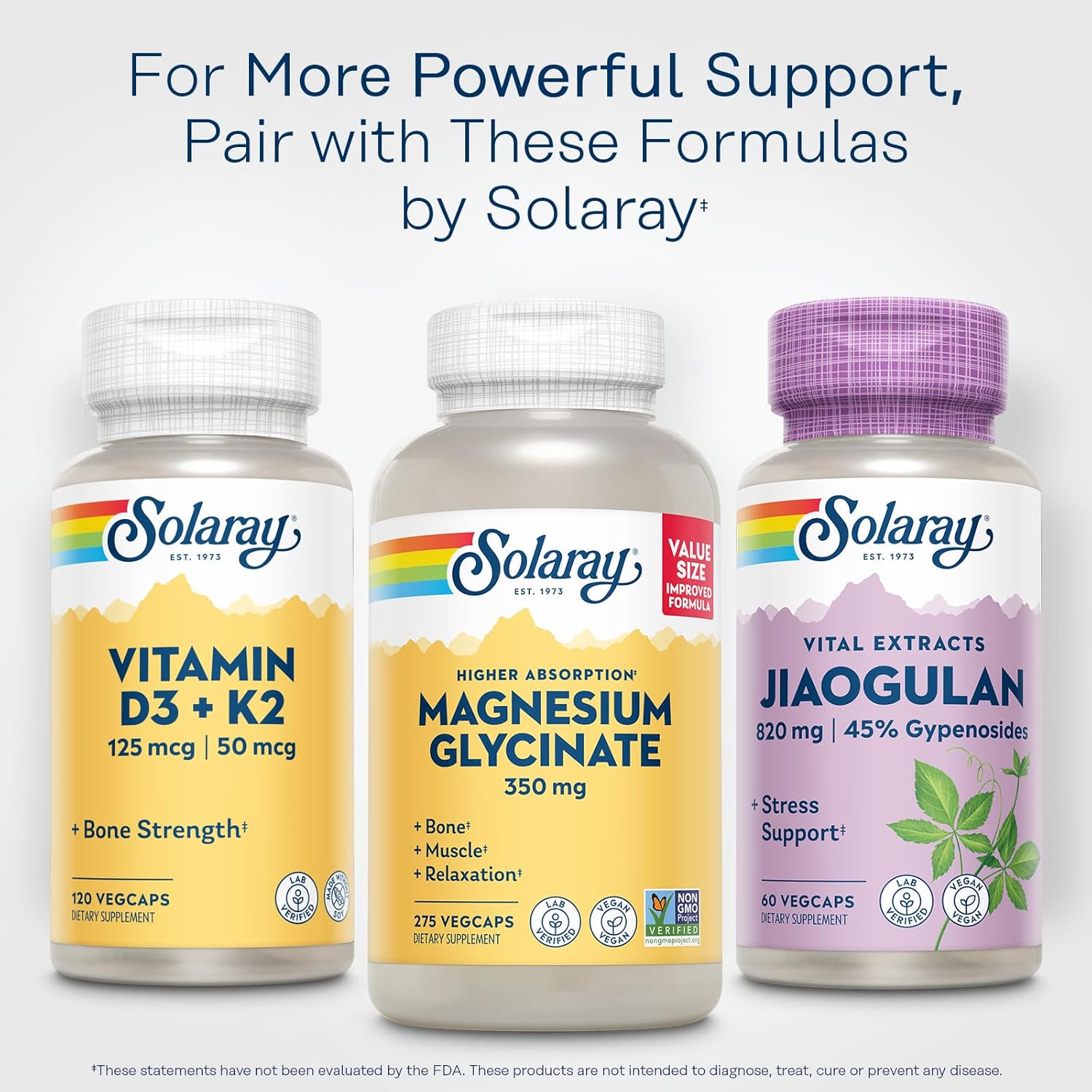 Organic Jiaogulan Root Extract Capsules - Stress Support & Antioxidants Supplement - Vegan, Lab Verified - 60-Day Guarantee