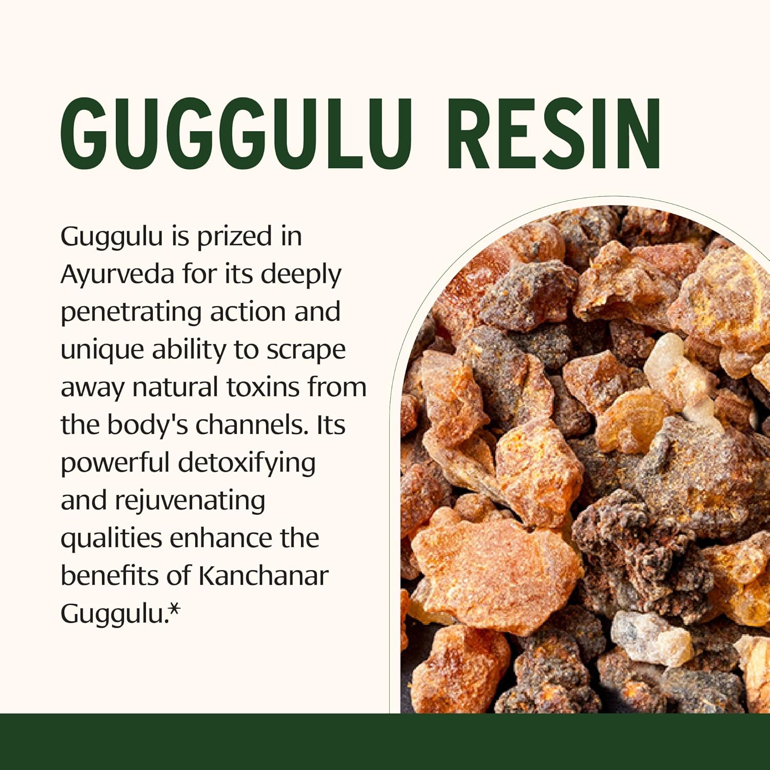 Organic Kanchanar Guggulu Tablets for Healthy Lymph Support - 90 Tablets - Vegan & Non-GMO - With Guggulu Resin for Toxin Elimination