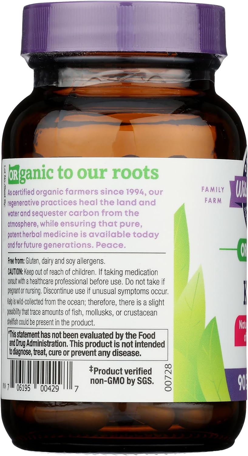 Organic Kelp Supplements from Oregon's Wild Harvest - 90 Capsules