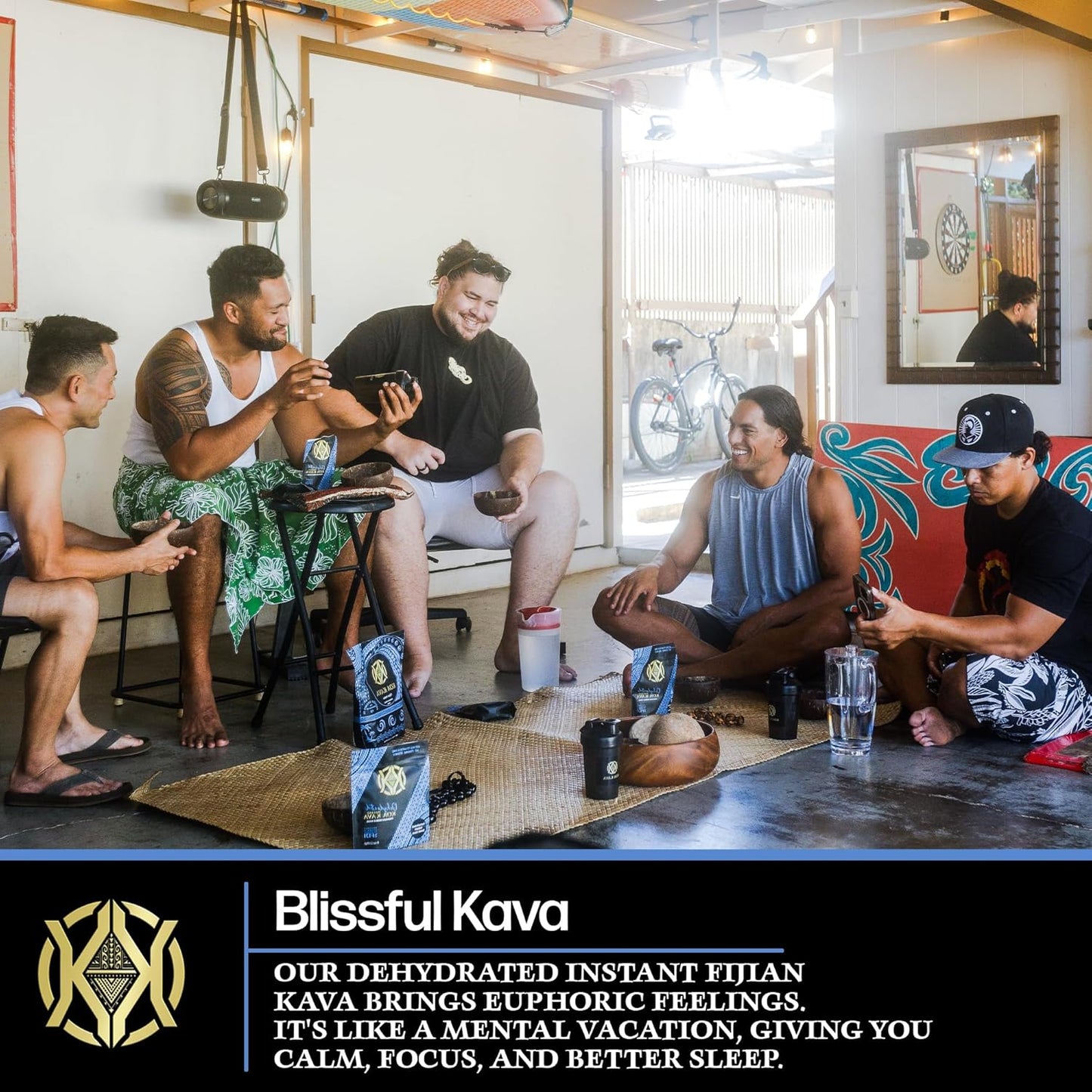 Organic Koa Kava Dehydrated Instant Green Fijian Kava Root Powder - 2 oz (56g)