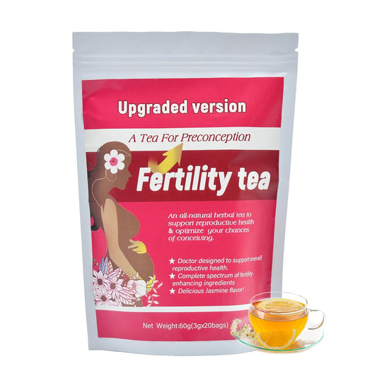 Organic Laicuherb Fertility Tea for Women, 20 Tea Bags - Hormone Balance & Menstrual Cycle Support for Conception & Reproductive Health - Spearmint Tea for Fast Pregnancy