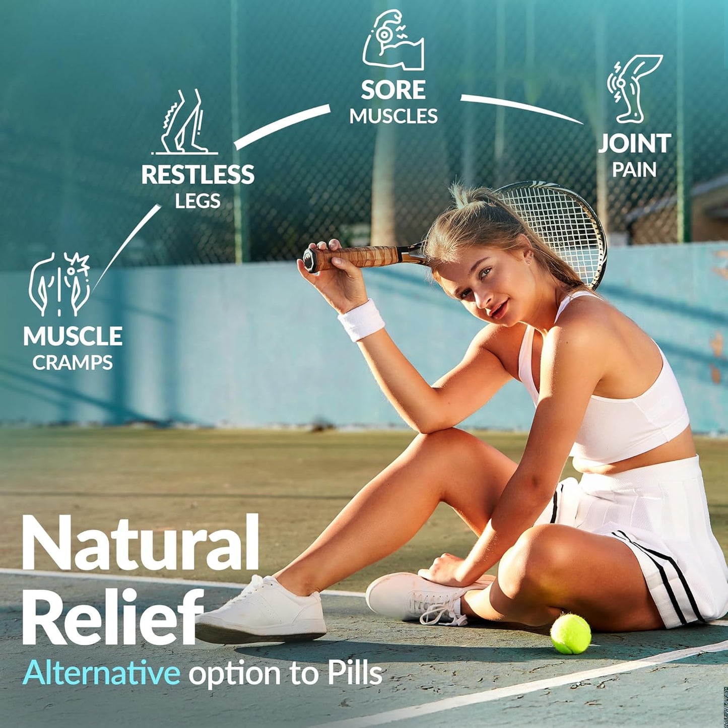 Organic Lavender Magnesium Oil Spray for Feet, Muscle Pain, Cramps & Sleep - Fast Absorption, Natural USA-Made, 8 oz