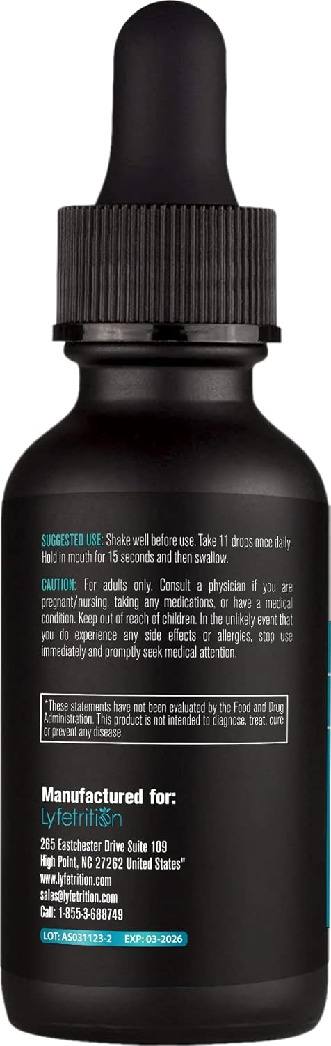 Organic Lemon Balm Liquid Extract - 540mg, 4 Oz, Made in USA, Quick Absorption - Non-GMO, GMP Certified, Cruelty-Free - 220 Servings