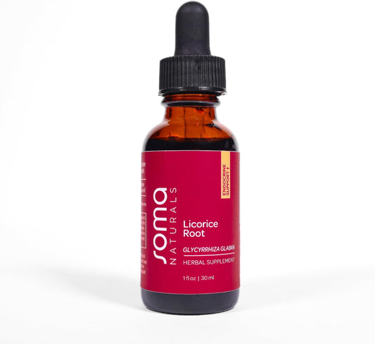 Organic Licorice Root Extract for Focus and Mood Clarity - Non-GMO Herbal Supplement, 1fl oz, 30ml
