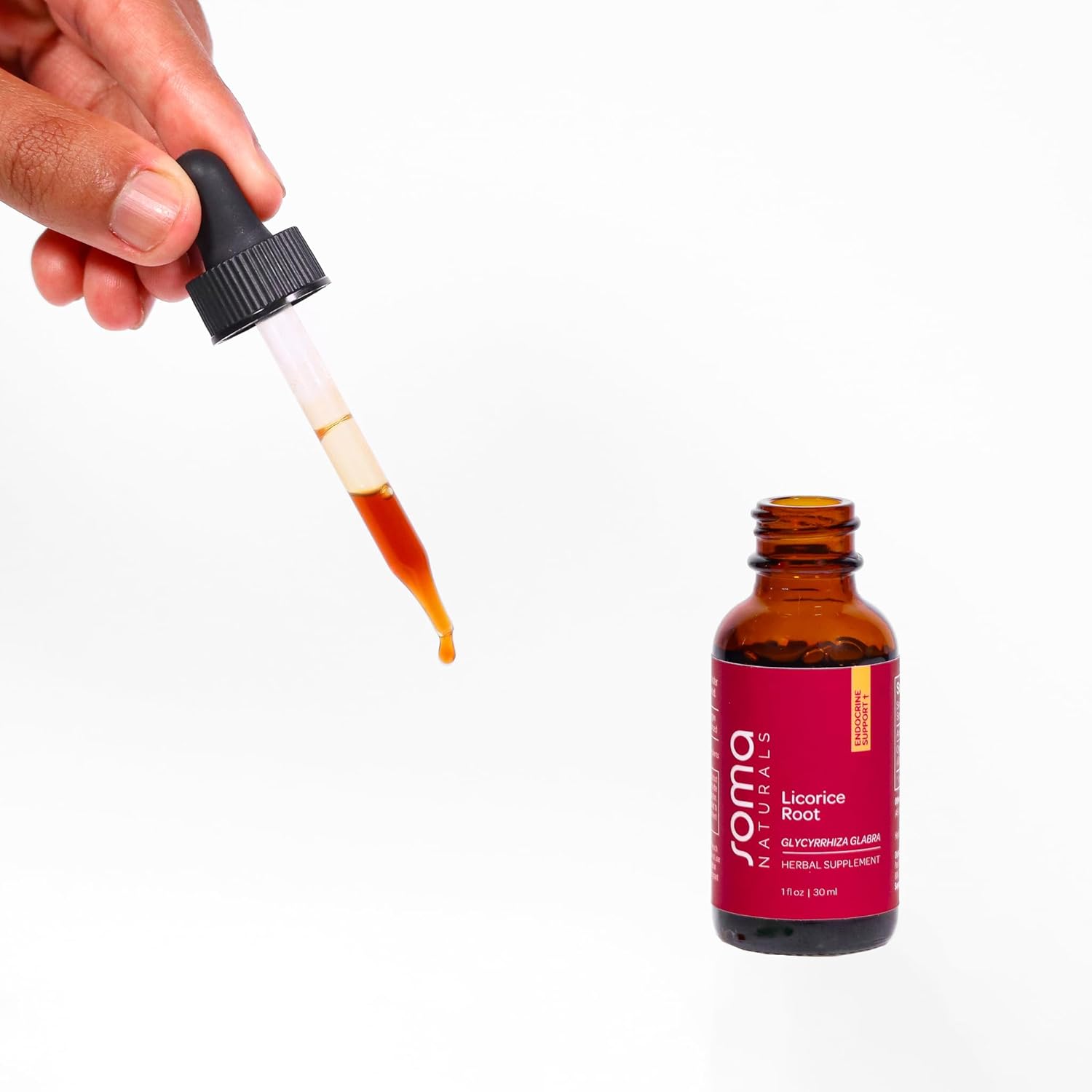 Organic Licorice Root Extract for Focus and Mood Clarity - Non-GMO Herbal Supplement, 1fl oz, 30ml