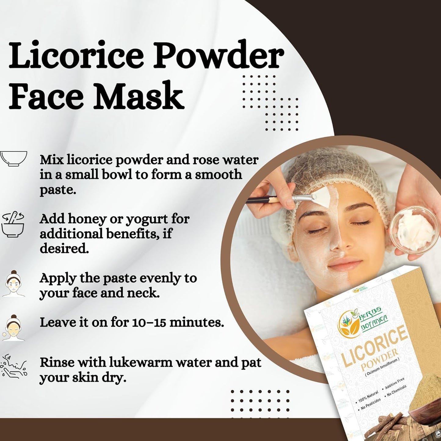 Organic Licorice Root Powder for Skin and Digestive Health - Herbal Wellness Supplement - 5.5 oz / 150g