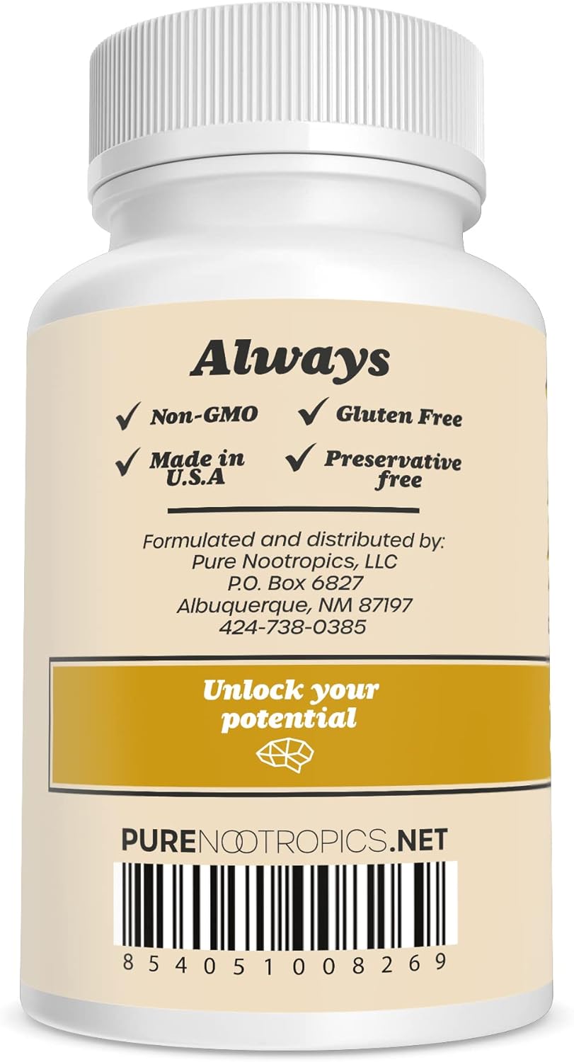 Organic Lion's Mane Mushroom 8:1 Extract Capsules for Brain Health | 500mg | 60 Vegetarian Caps | High Beta-Glucans | Nootropic - BoostGo Australia