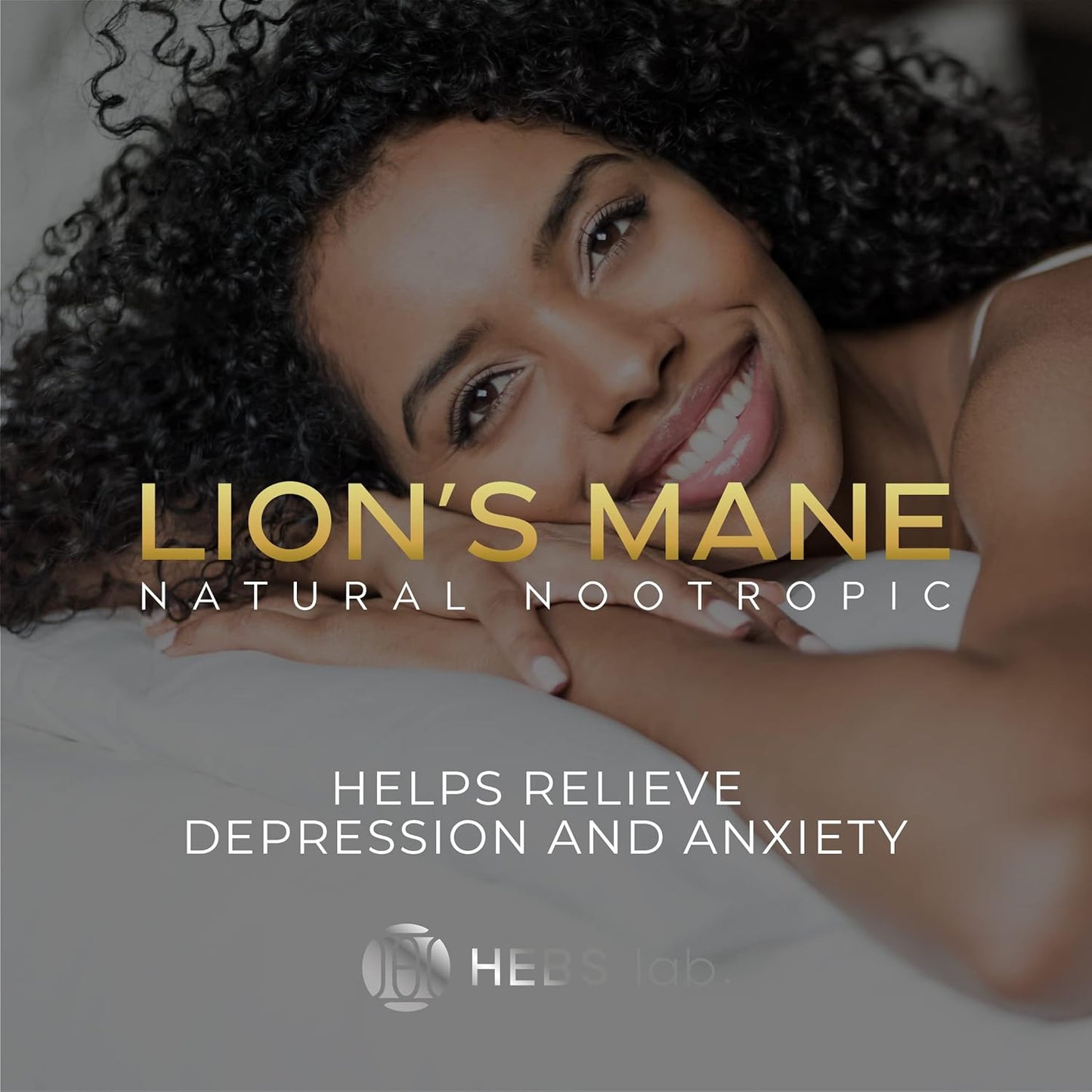 Organic Lions Mane Mushroom & Valerian Root Extract Bundle - Brain & Immune Support Supplement by HEBS LAB