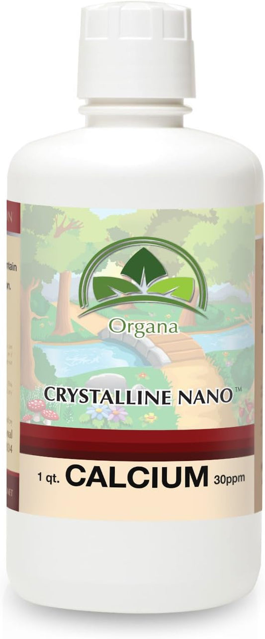 Organic Liquid Calcium Supplement with 30 PPM Crystalline Minerals - NutriNoche Organa
