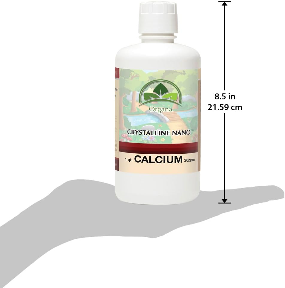 Organic Liquid Calcium Supplement with 30 PPM Crystalline Minerals - NutriNoche Organa