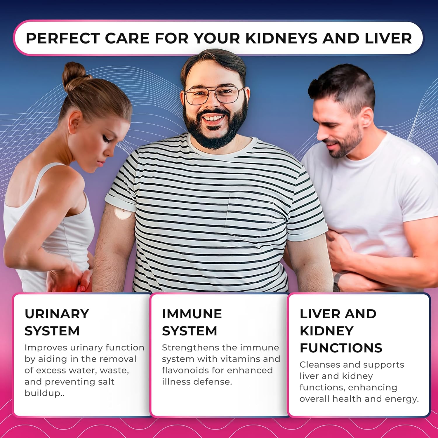 Organic Liver and Kidney Cleanse Supplement - 60 Capsules for Men and Women - Herbal Complex for Detox and Repair - Kidney and Liver Support Formula