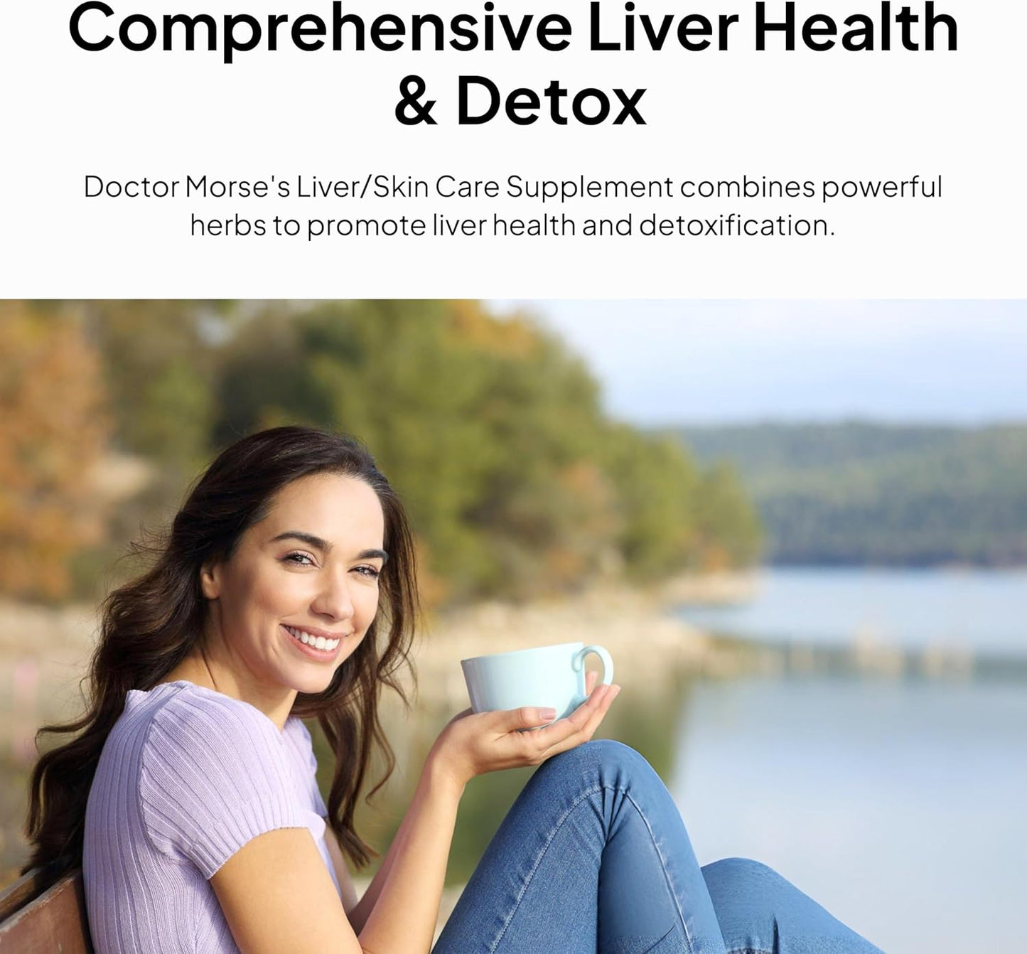 Organic Liver and Skin Care Supplement with Milk Thistle Seed and Dandelion Root - Natural Digestive System Support - 90 Capsules