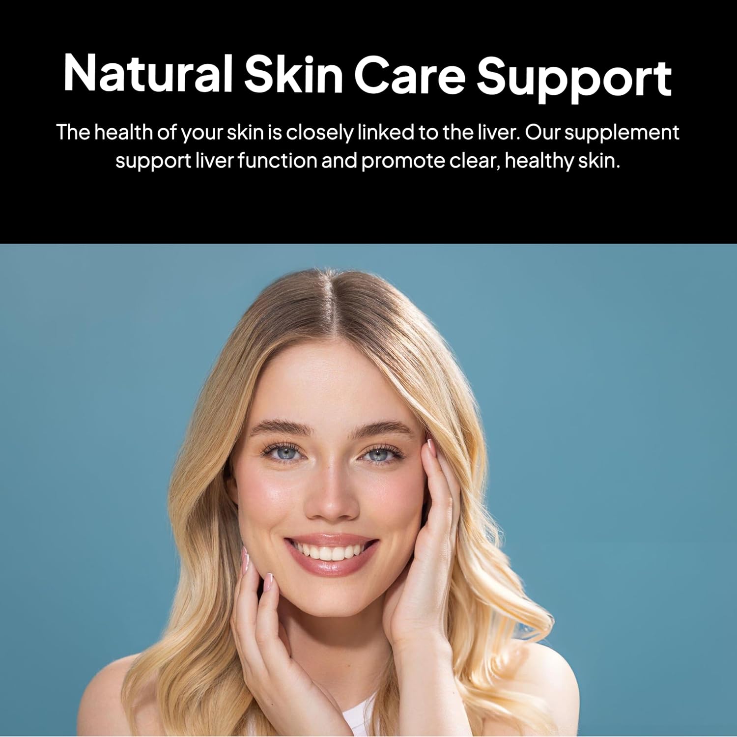 Organic Liver and Skin Care Supplement with Milk Thistle Seed and Dandelion Root - Natural Digestive System Support - 90 Capsules