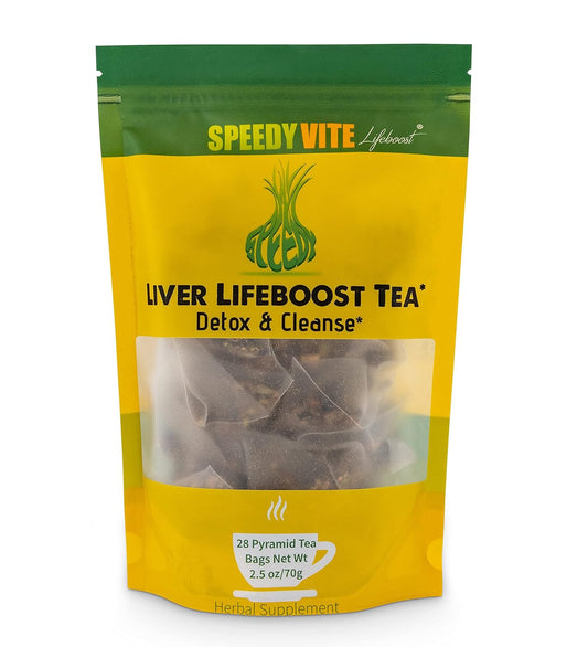 Organic Liver Detox Tea with Dandelion Leaf, Fennel, Ginger | Cleanses Liver & Gallbladder (28 Teabags)