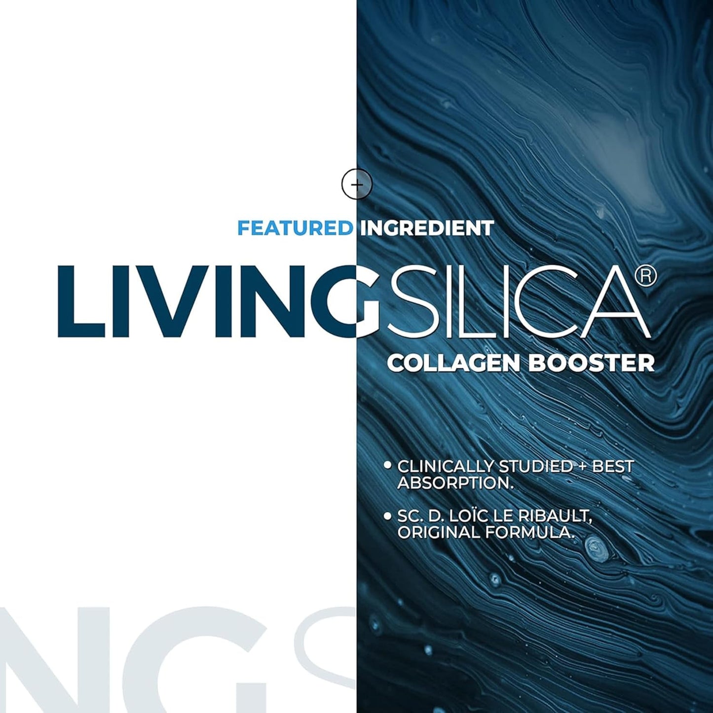 Organic Living Silica KIT | Mineral Collagen Booster Drops (Travel Size) | Vegan Formula for Joint & Bone Health, Skin, Hair & Nails