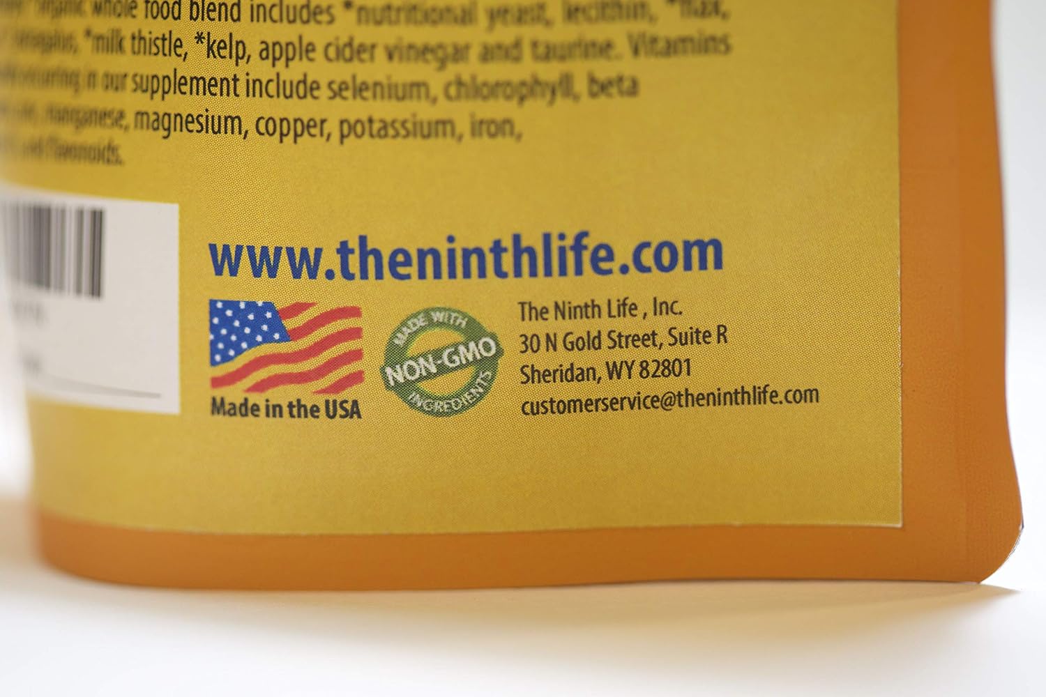 Organic Longevity Dog Vitamin Supplement by Ninth Life, Inc. - 11.2 oz.