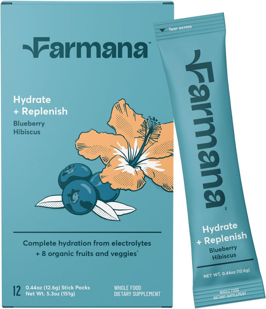 Organic Low Sodium Electrolyte Drink Mix with Natural Ingredients - Blueberry Hibiscus Flavor - No Sugar Added for Rapid Hydration and Energy Boost - BoostGo Australia