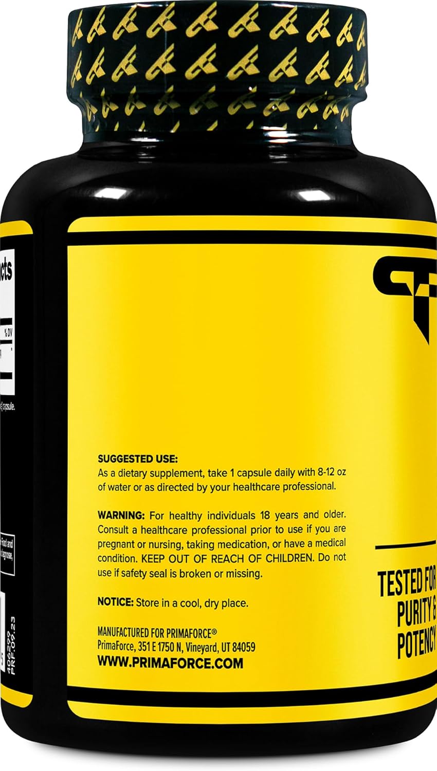 Organic Maca Root Capsules (750 MG) - Non-GMO, Gluten Free (120 Count) by Primaforce