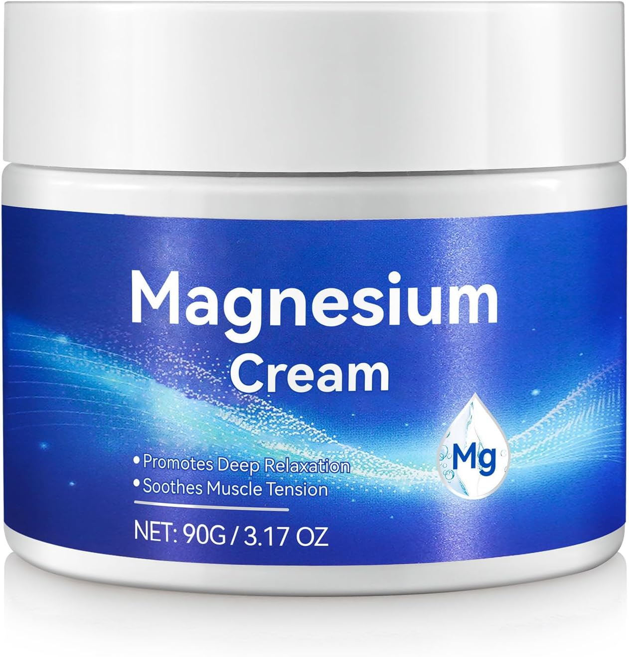 Organic Magnesium Lotion with Vitamin E - Soothing Body Butter for Feet, Relieves Muscle Tension, Promotes Relaxation