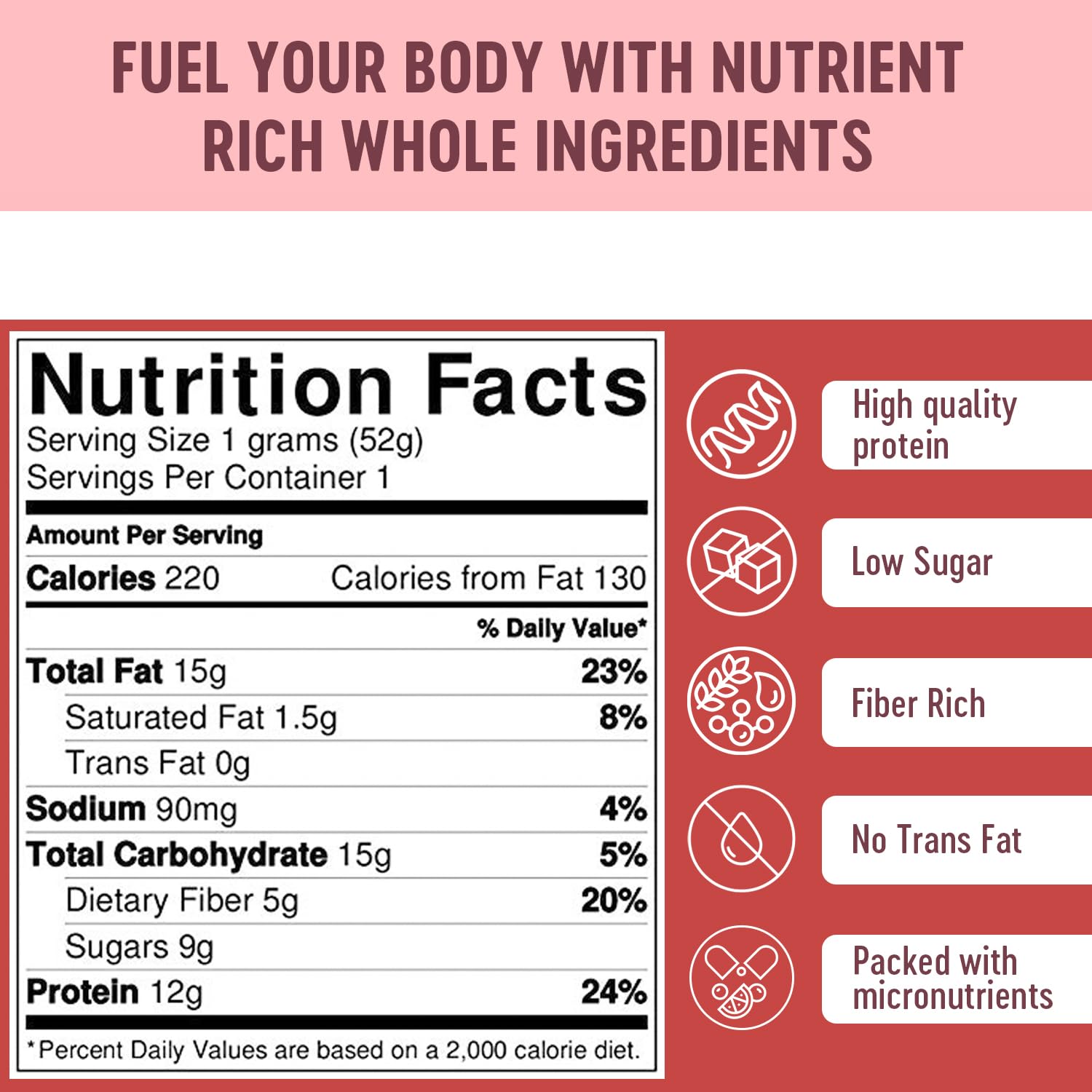 Organic Mammoth Bar Goji Berry Trail Mix with 12g Protein - Premium Ingredients: Almonds, Pistachios, Sunflower Seeds, Dates, Egg White. Paleo, Gluten Free, Raw