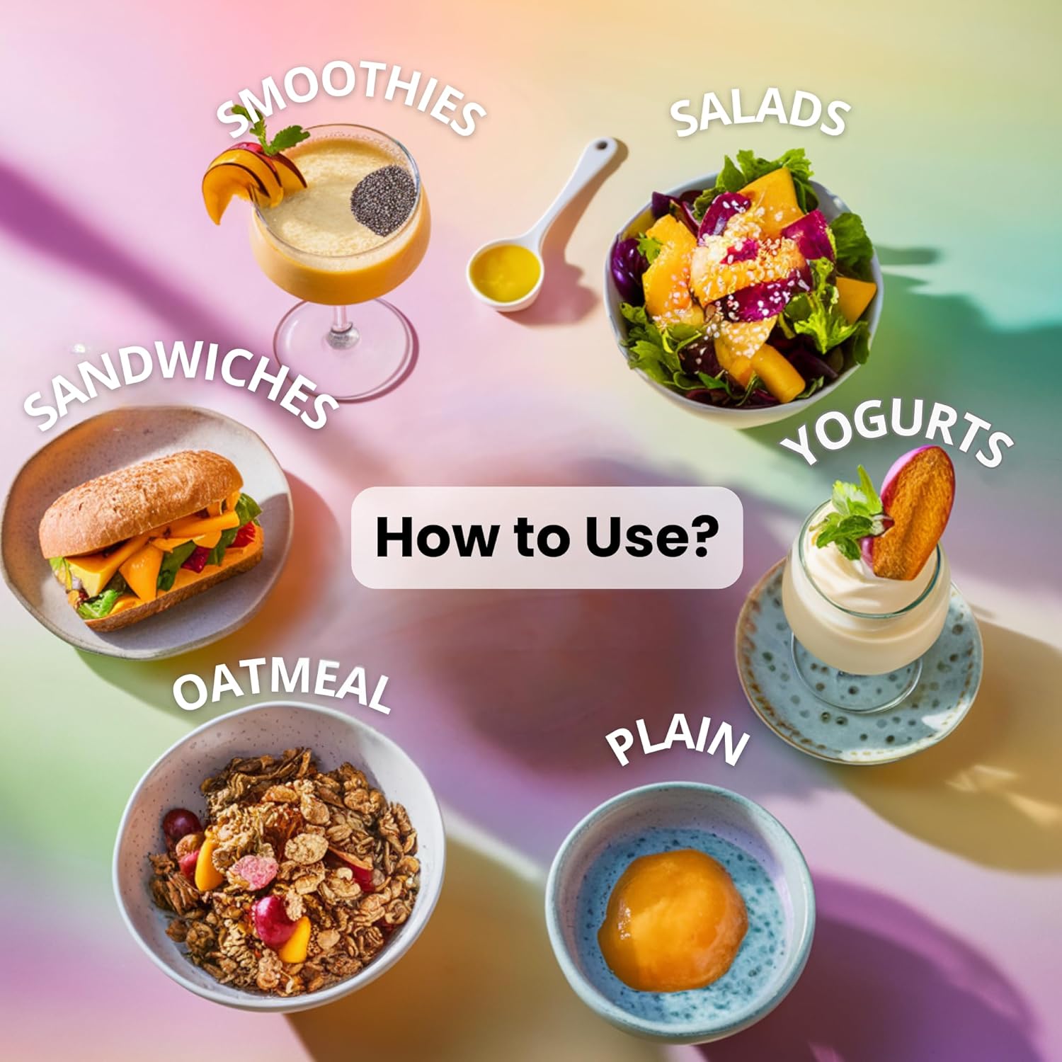 Organic Mango Sea Moss Gel with Ground Chia Seeds - Rich in Iodine & Omega-3 for Immune & Digestive Support - Vegan Superfood - 16 oz, Made in USA