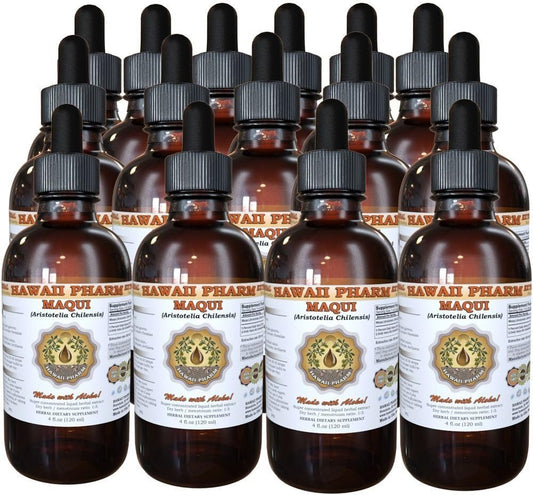 Organic Maqui Liquid Extract Supplement - 60 oz Bottle by Hawaii Pharm