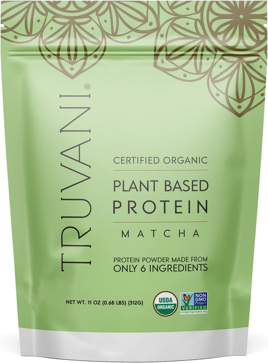 Organic Matcha Vegan Pea Protein Powder - 20g Plant Based Protein - Keto Friendly - Gluten & Dairy Free - No Sugar Added - BoostGo Australia
