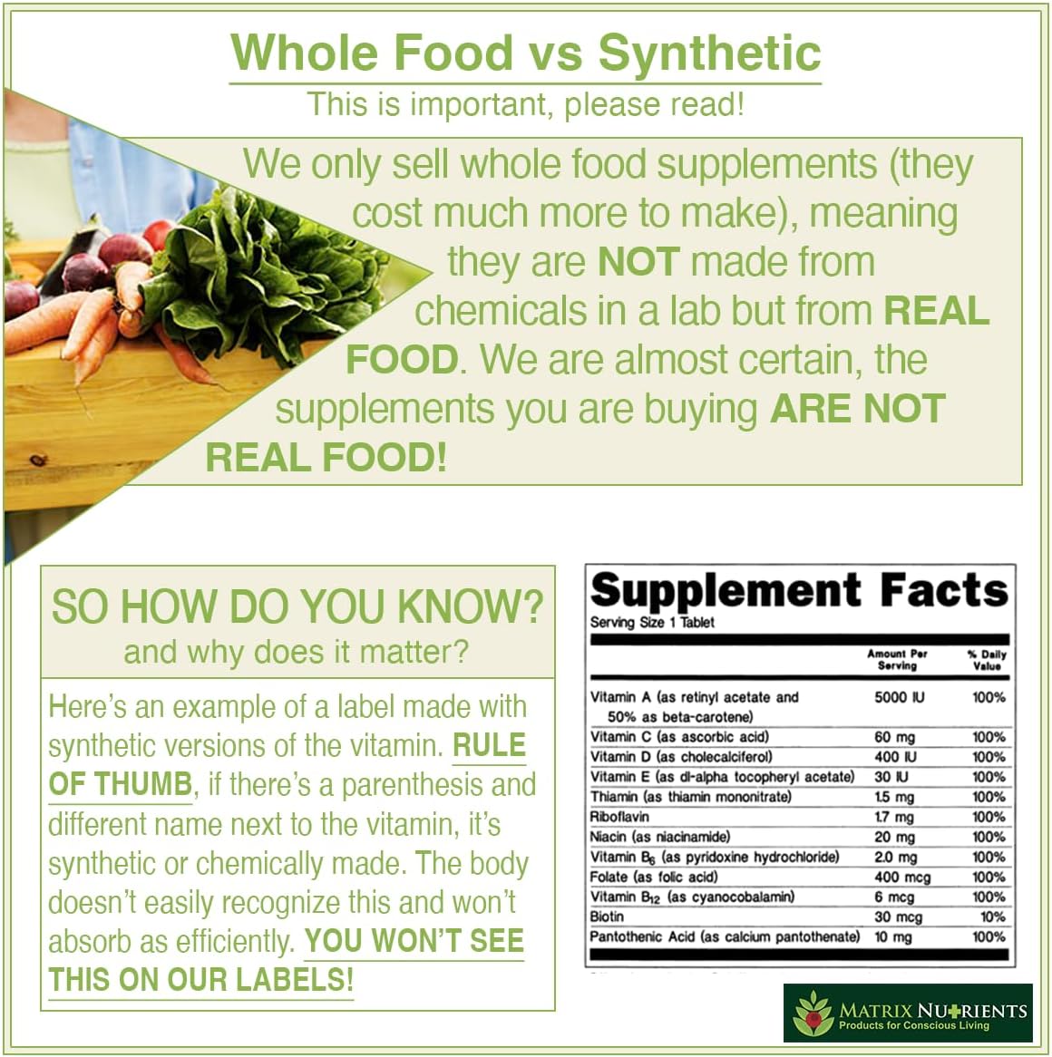 Organic Matrix Nutrients BROMELAIN Capsules - 100% Vegan Protein-Digesting Enzyme for Improved Digestion (60ct)