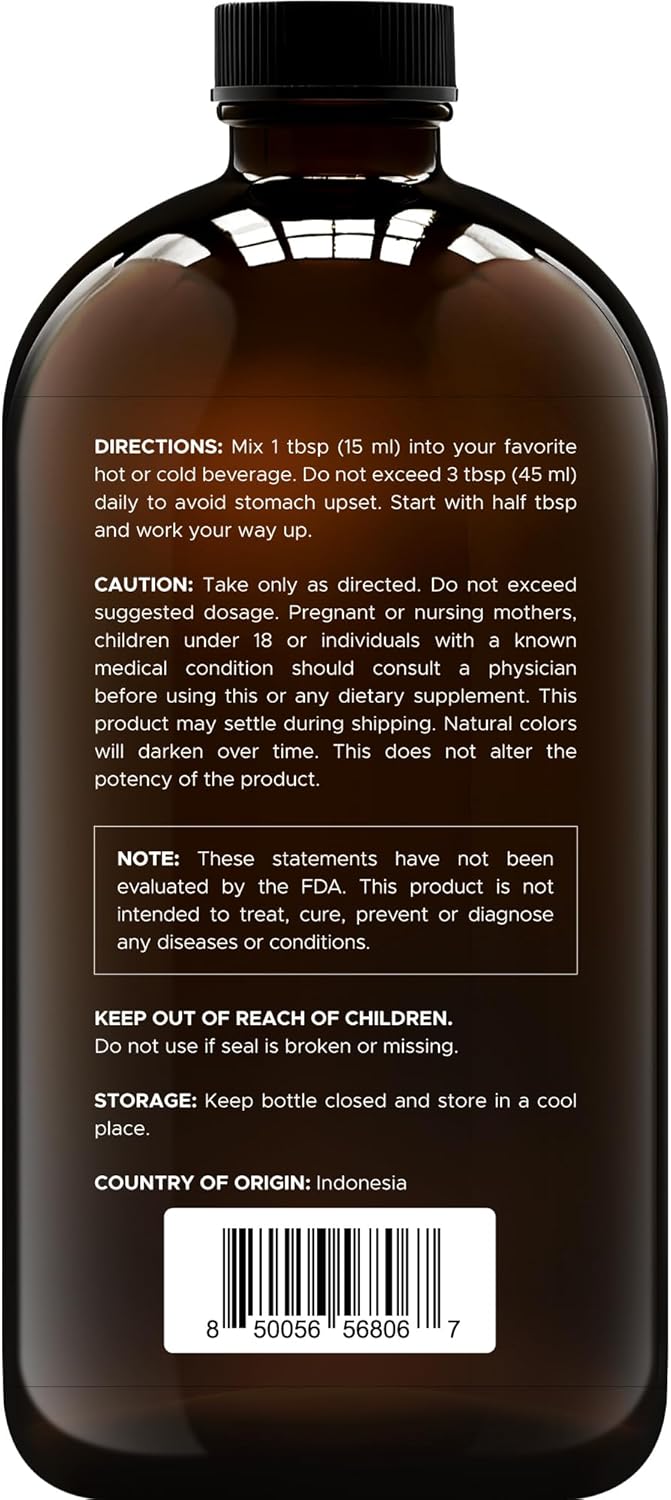 Organic MCT Oil 16 Fl oz - Handcrafted from Coconuts, Keto Friendly, Non-GMO, Vegan - Ideal for Coffee, Tea, and Beverages