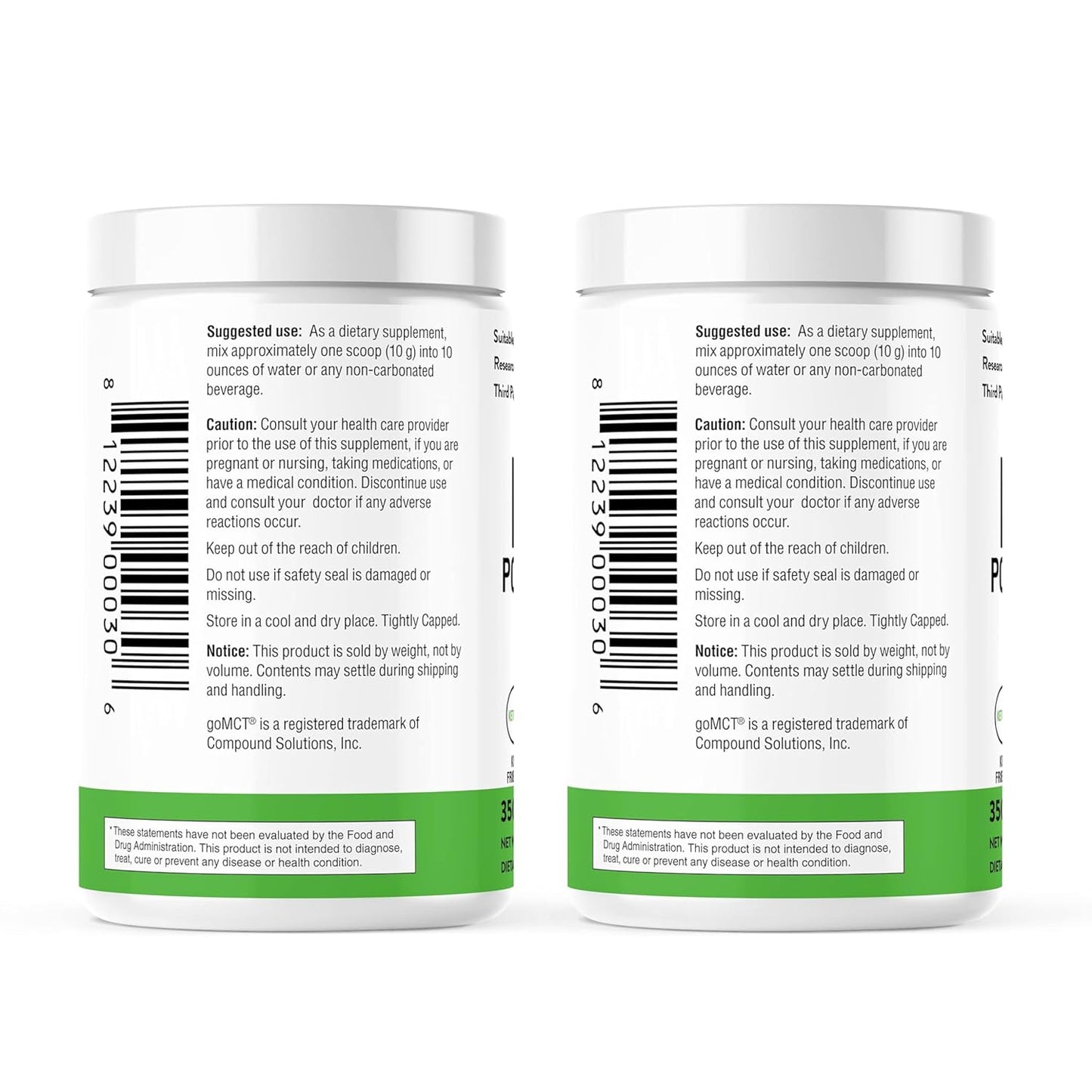Organic MCT Oil Powder with Prebiotic Fiber | 35 Servings | Keto-Friendly | Body + Brain Fuel | 100% Coconut Oil Derived | Easy to Mix in Tea, Coffee, or Creamer - 10.6 Oz