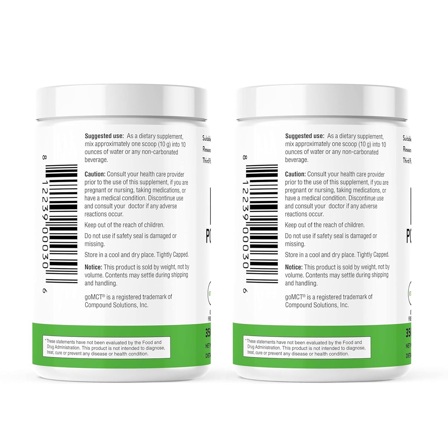 Organic MCT Oil Powder with Prebiotic Fiber | 35 Servings | Keto-Friendly | Body + Brain Fuel | 100% Coconut Oil Derived | Easy to Mix in Tea, Coffee, or Creamer - 10.6 Oz
