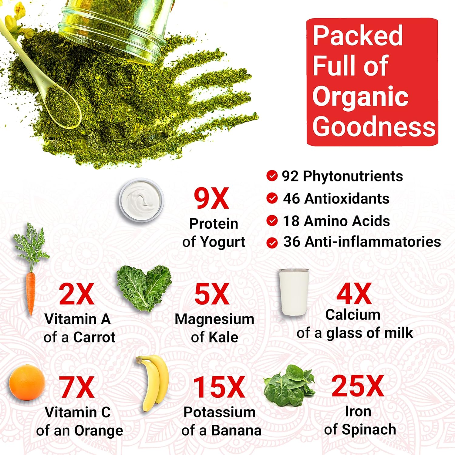 Organic Menopause Bundle for Women | USDA Certified | Moringa & Holy Basil with Vitamin B6 | MenoHarmony Capsules | Multi-Award-Winning