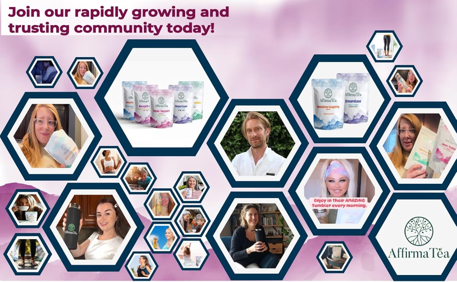 Organic Menopause Relief Tea for Meno-Support: Balances Hot Flashes, Hormones, Mood Swings, Night Sweats, & Bloating with Black Cohosh, Red Clover & Dong Quai - Natural Apple-Cinnamon Flavor