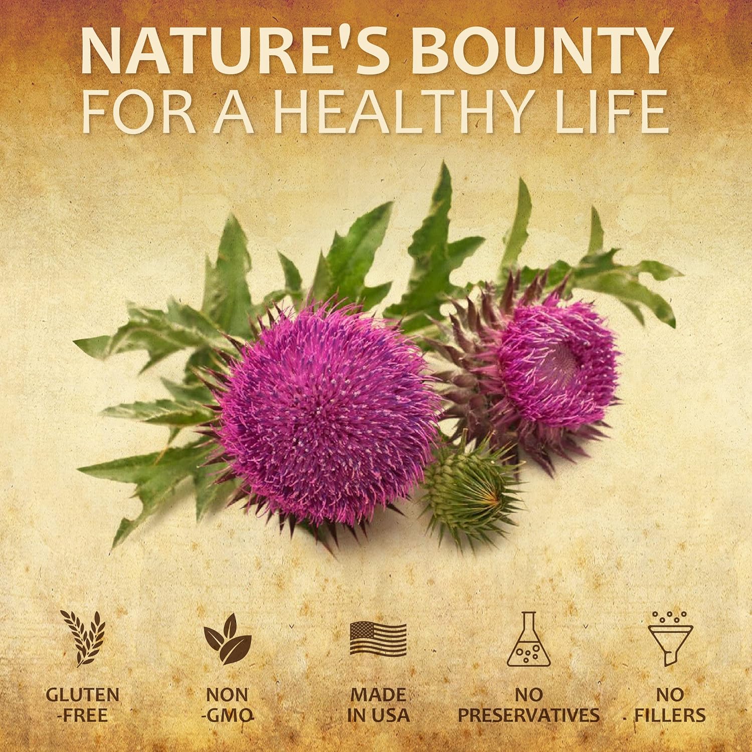Organic Milk Thistle Extract Liquid Drops - Liver Detox Support, Immune Boost, Skin Health - Silymarin Supplement - 2 fl Oz