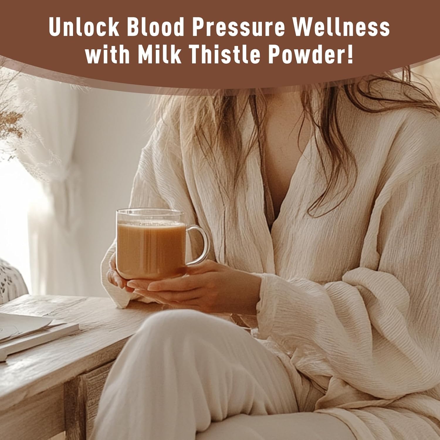 Organic Milk Thistle Powder 2-Pack: Rich in Silymarin, Antioxidants, Immune Support - 100% Pure & Organic